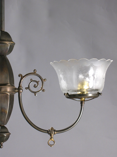 2-Light Gas Chandelier